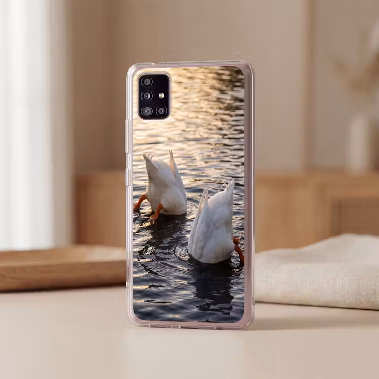 Eenden - Water - Natuur Telefoonhoesje Samsung Galaxy A51 5G klein -sfeer2