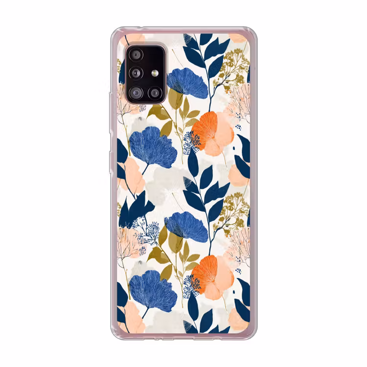 Bloemen - Botanisch - Kleurrijk Telefoonhoesje Samsung Galaxy A51 5G klein 373 -3d