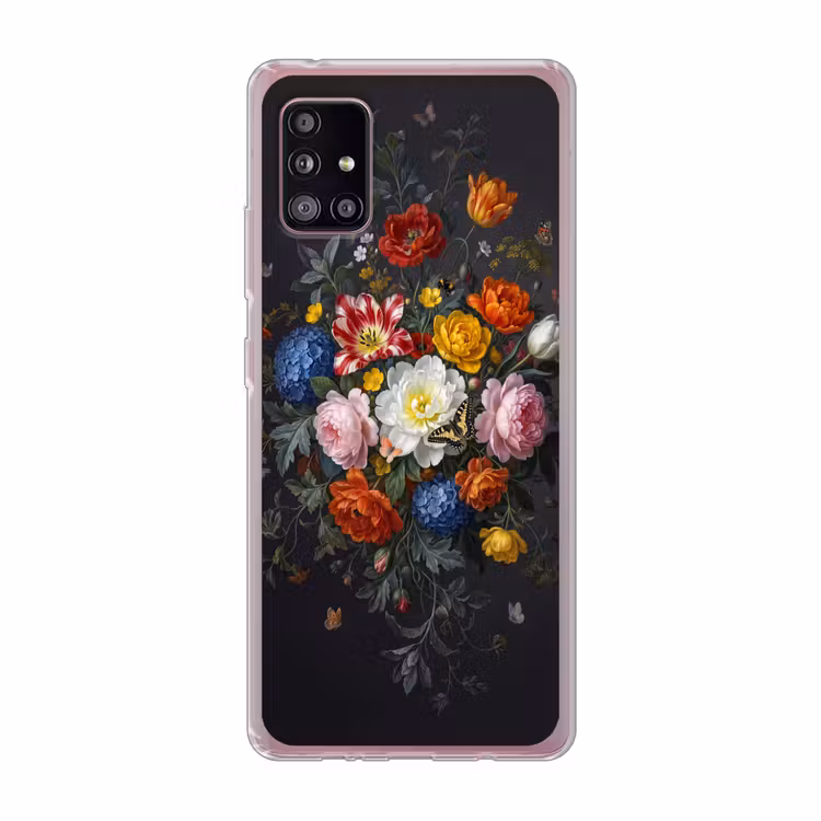 Bloemen - Boeket - Klassiek - Kleurrijk - Natuur Telefoonhoesje Samsung Galaxy A51 5G klein -3d