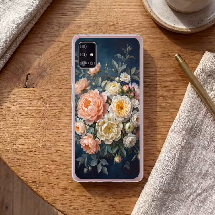 Bloemen - Boeket - Natuur - Klassiek - Kleurrijk Telefoonhoesje Samsung Galaxy A51 5G klein -sfeer1