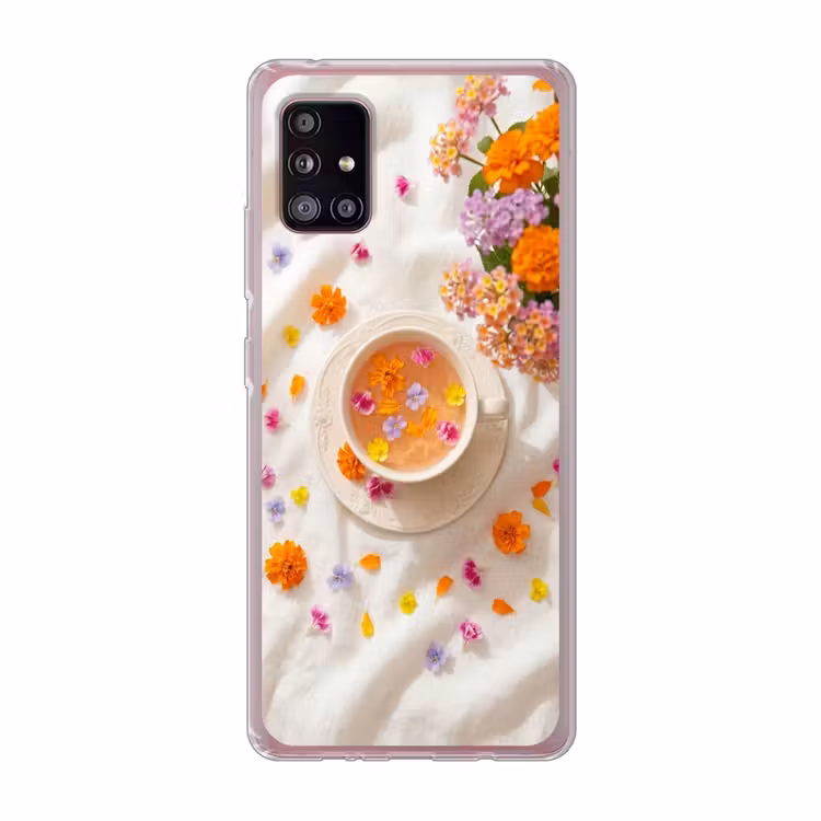 Bloemen - Kop - Natuur - Kleurrijk - Zomer Telefoonhoesje Samsung Galaxy A51 5G klein -3d