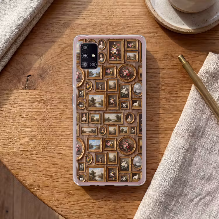 Bloemen - Rozen - Klassiek - Vaas - Kleurrijk Telefoonhoesje Samsung Galaxy A51 5G klein -sfeer1