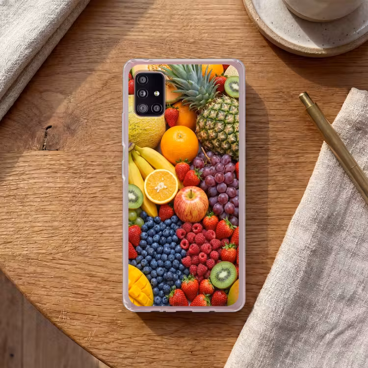 Eten - Fruit - Vers - Kleurrijk - Voeding Telefoonhoesje Samsung Galaxy A51 5G klein -sfeer1