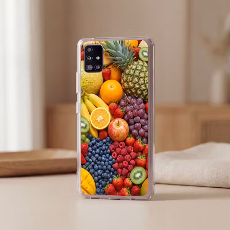 Eten - Fruit - Vers - Kleurrijk - Voeding Telefoonhoesje Samsung Galaxy A51 5G klein -sfeer2