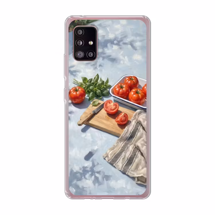 Eten - Keuken - Ingrediënten - Stillleven - Rood Telefoonhoesje Samsung Galaxy A51 5G klein -3d