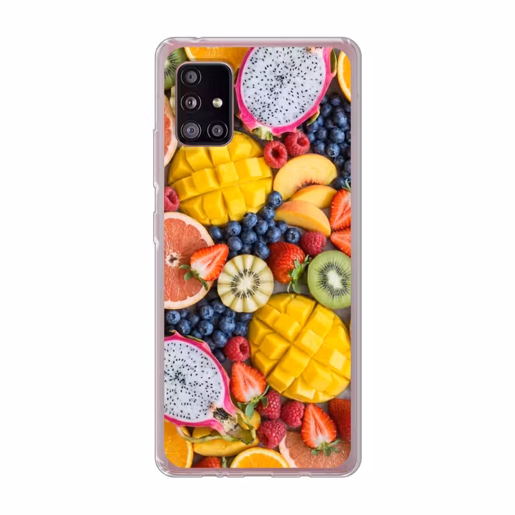 Fruit - Versneden - Kleurrijk - Eten - Gezond Telefoonhoesje Samsung Galaxy A51 5G klein -3d