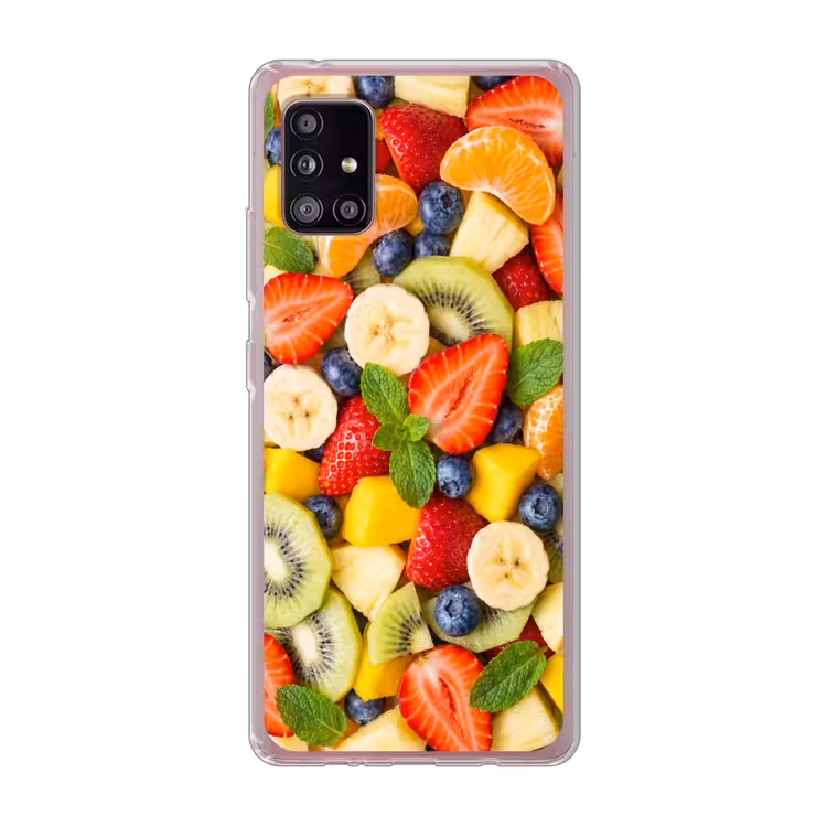 Fruit - Plakjes - Eten - Kleurrijk Telefoonhoesje Samsung Galaxy A51 5G klein -3d