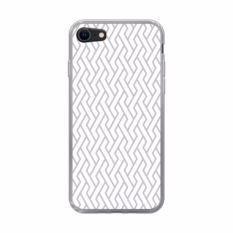 Grafisch - Patroon - Modern - Lijn Telefoonhoesje iPhone 7 klein 341 -3d