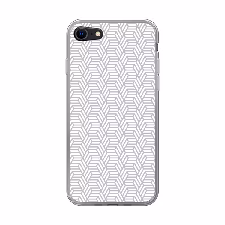 Grafisch - Patroon - Modern - Opvallend Telefoonhoesje iPhone 7 klein 341 -3d