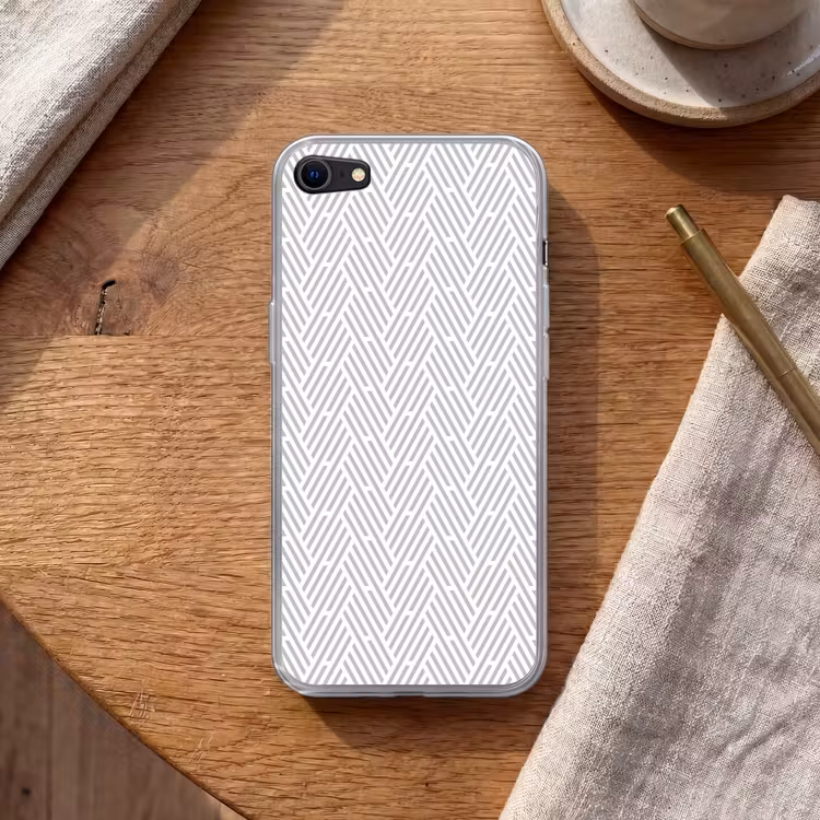 Grafisch - Patroon - Modern - Strepen Telefoonhoesje iPhone 7 klein 341 -sfeer1