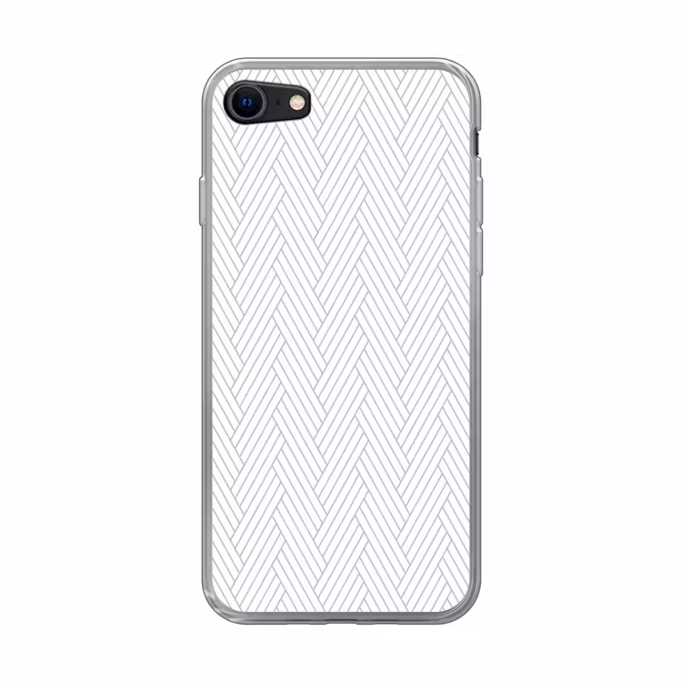 Grafisch - Patroon - Modern - Geweven Telefoonhoesje iPhone 7 klein 341 -3d