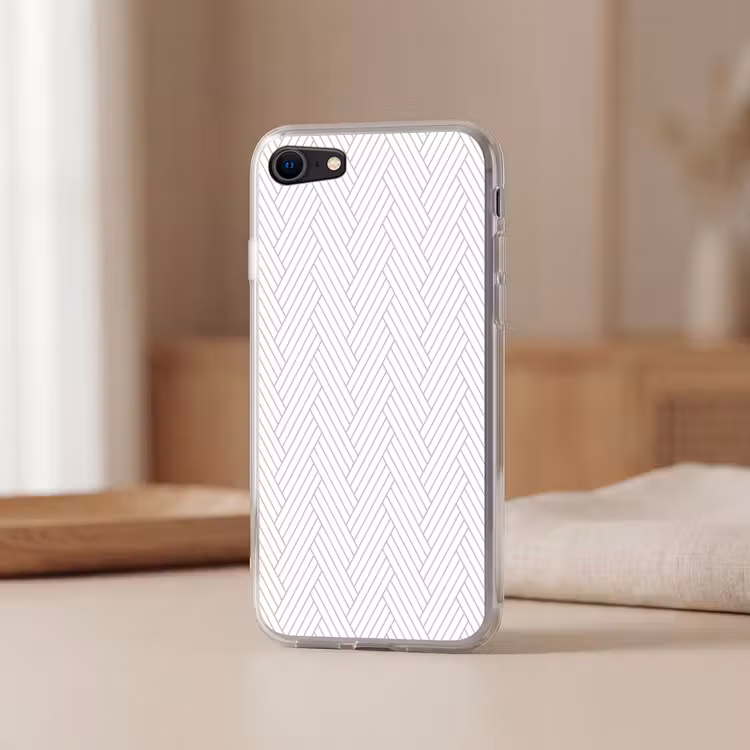 Grafisch - Patroon - Modern - Geweven Telefoonhoesje iPhone 7 klein 341 -sfeer2