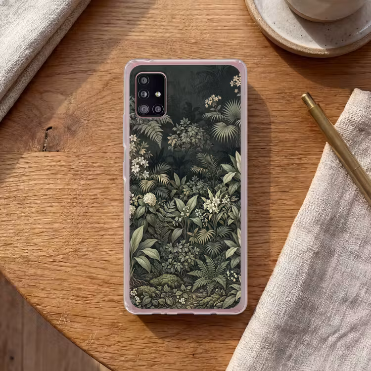 Jungle - Bladeren - Botanisch - Groen Telefoonhoesje Samsung Galaxy A51 5G klein -sfeer1