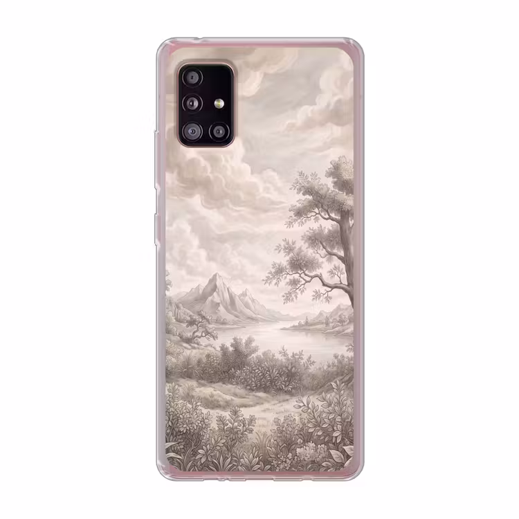 Landschap - Bergen - Meer - Natuur Telefoonhoesje Samsung Galaxy A51 5G klein -3d