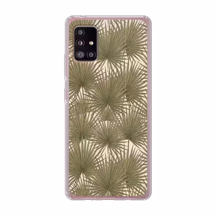 Blad - Tropisch - Patroon - Natuur - Groen Telefoonhoesje Samsung Galaxy A51 5G klein -3d