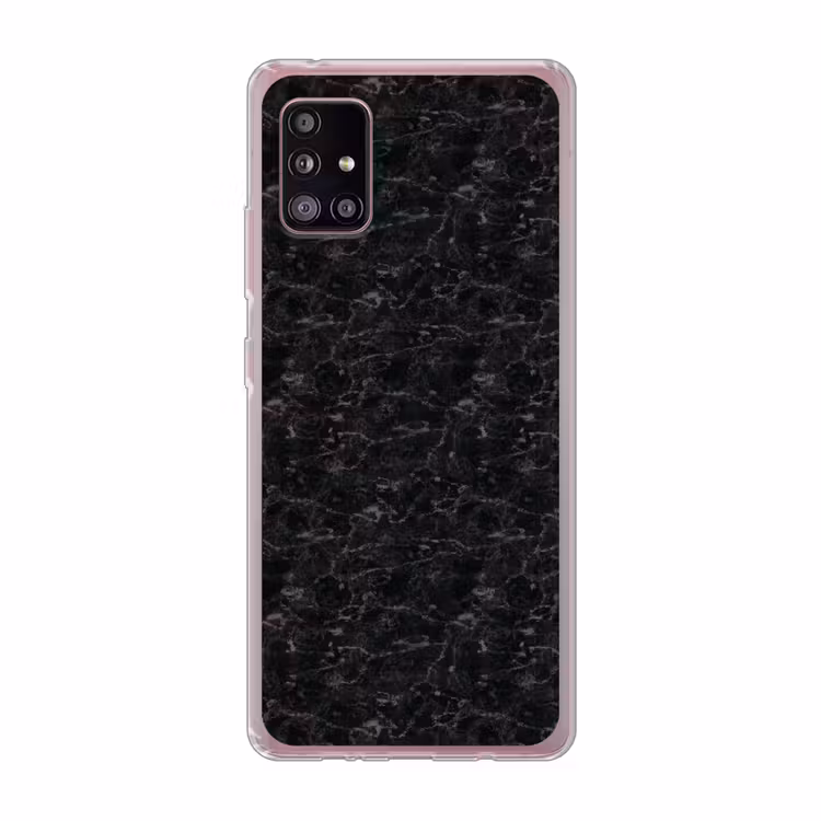 Marmer - Aders - Zwart Telefoonhoesje Samsung Galaxy A51 5G klein 373 -3d