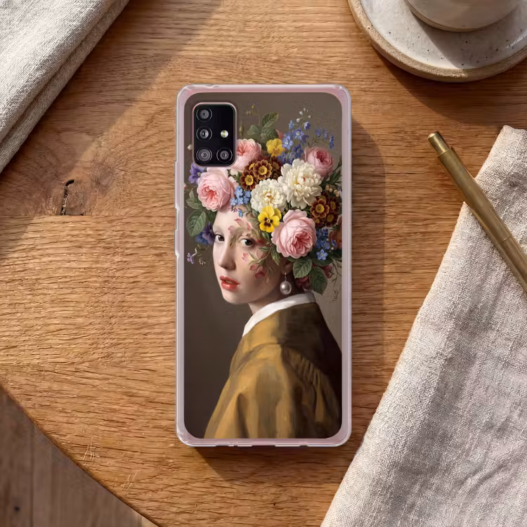 Meesterwerk - Modern - Kleurrijk Telefoonhoesje Samsung Galaxy A51 5G klein -sfeer1