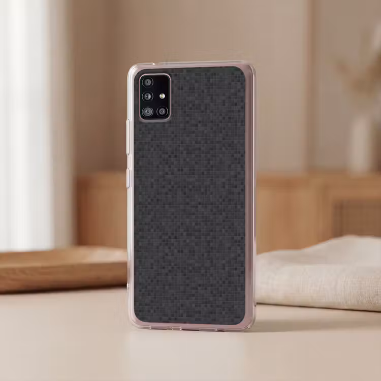 Mozaïek - Patroon - Zwart Telefoonhoesje Samsung Galaxy A51 5G klein 373 -sfeer2