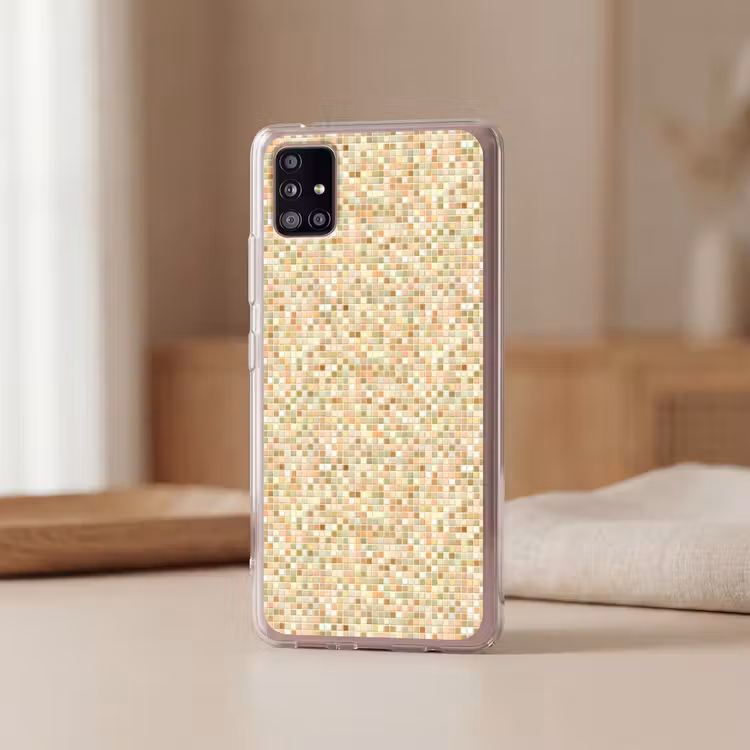 Mozaïek - Patroon - Terracotta Telefoonhoesje Samsung Galaxy A51 5G klein 373 -sfeer2