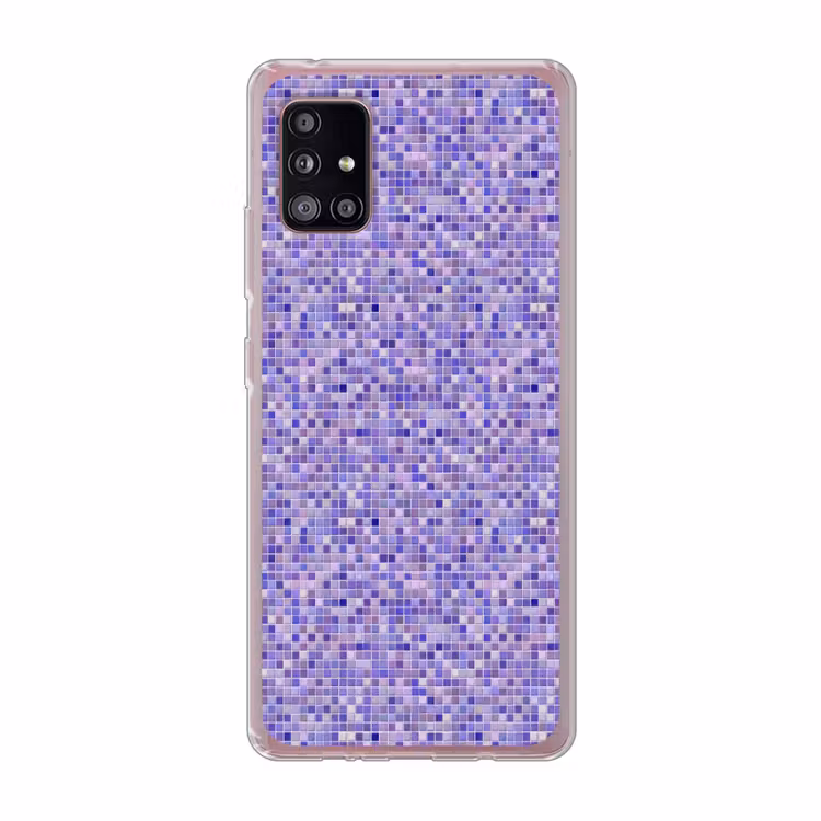 Mozaïek - Tegels - Lila - Amethist Telefoonhoesje Samsung Galaxy A51 5G klein 373 -3d
