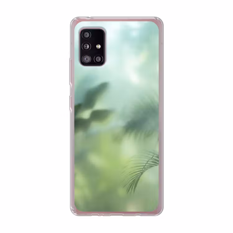 Natuur - Vervaagd - Groen - Abstract - Modern Telefoonhoesje Samsung Galaxy A51 5G klein -3d