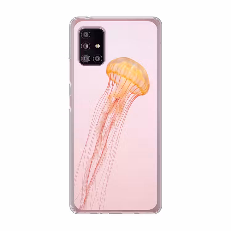 Sierlijk - Kwal - Roze Telefoonhoesje Samsung Galaxy A51 5G klein -3d