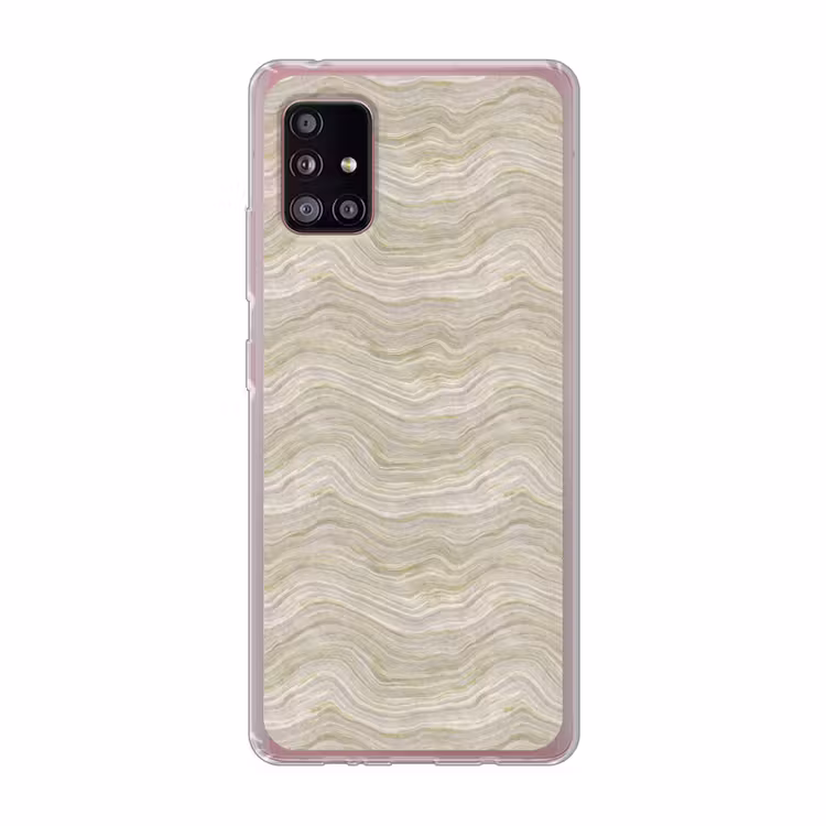 Patroon - Sereen - Groen Telefoonhoesje Samsung Galaxy A51 5G klein 373 -3d