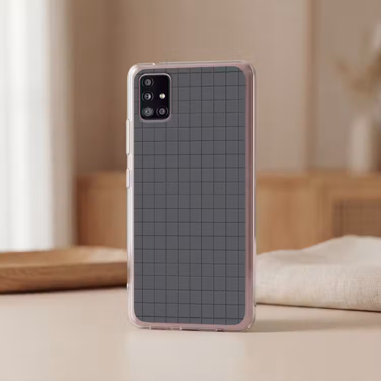 Patroon - Tegel - Grafiet - Grijs Telefoonhoesje Samsung Galaxy A51 5G klein 373 -sfeer2