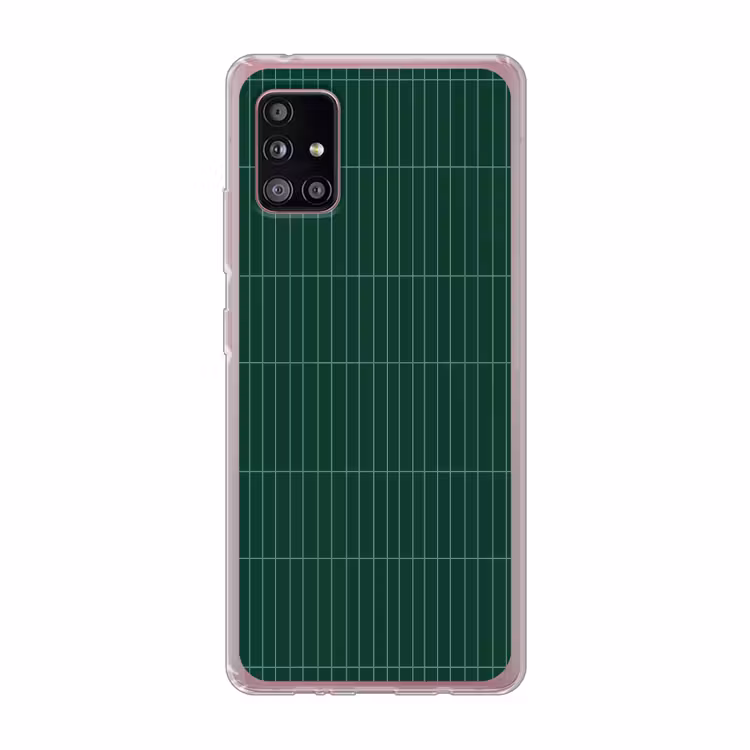 Patroon - Tegels - Donkergroen Telefoonhoesje Samsung Galaxy A51 5G klein 373 -3d