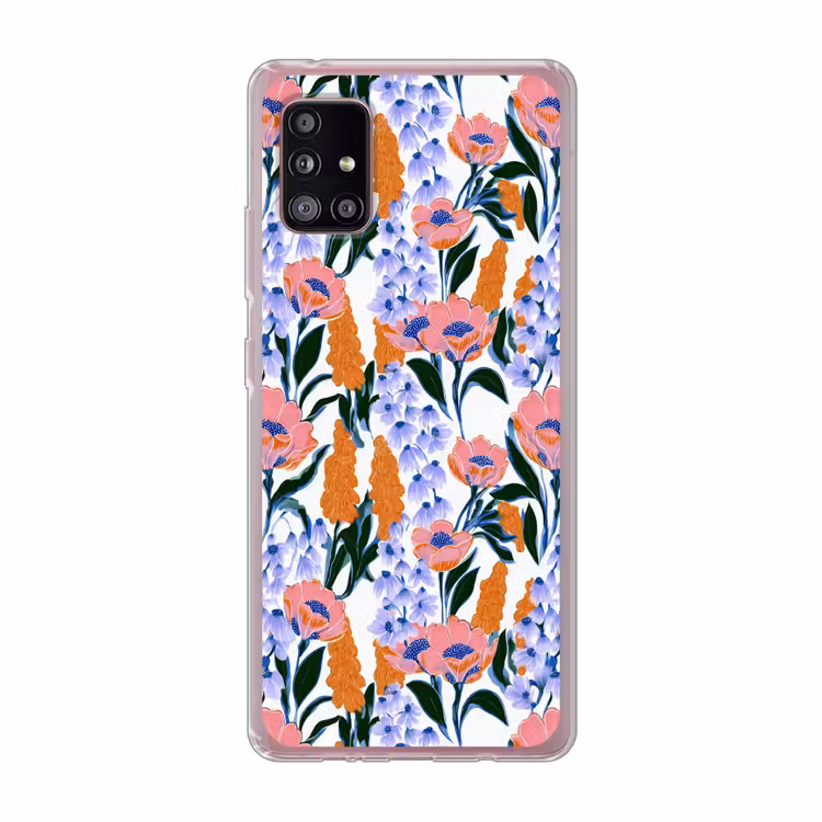 Patroon - Aquarel - Kleurrijk Telefoonhoesje Samsung Galaxy A51 5G klein 373 -3d