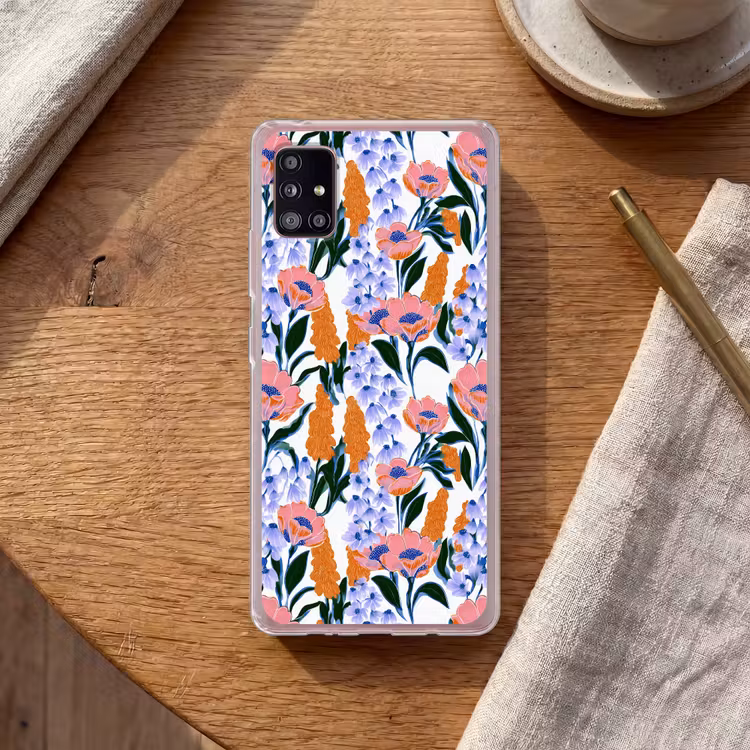 Patroon - Aquarel - Kleurrijk Telefoonhoesje Samsung Galaxy A51 5G klein 373 -sfeer1