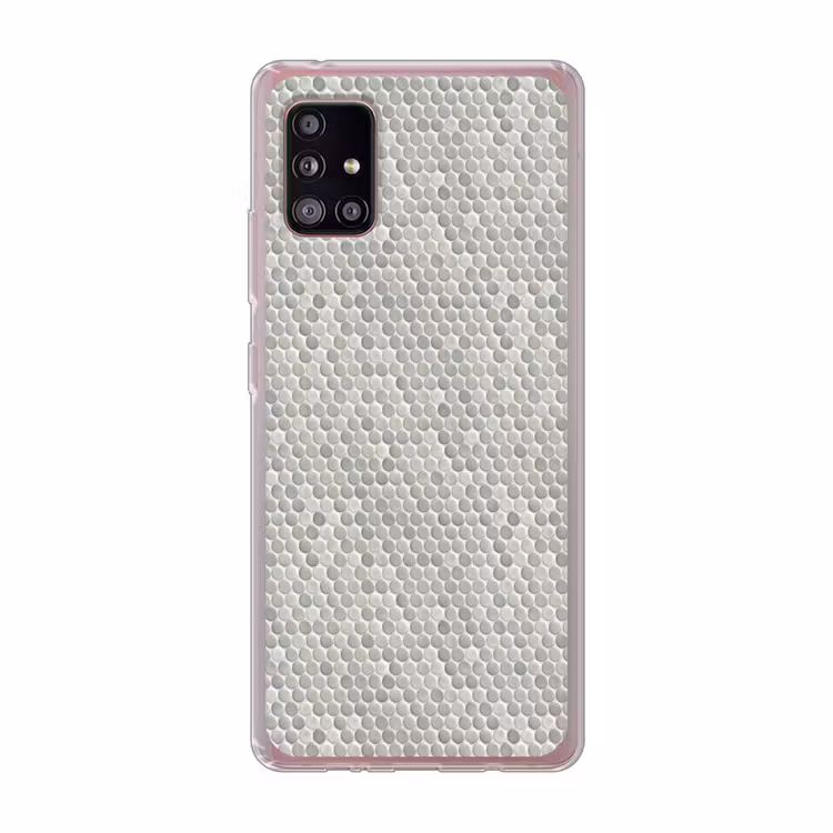 Penny - Mozaïek - Lichtgrijs Telefoonhoesje Samsung Galaxy A51 5G klein 373 -3d