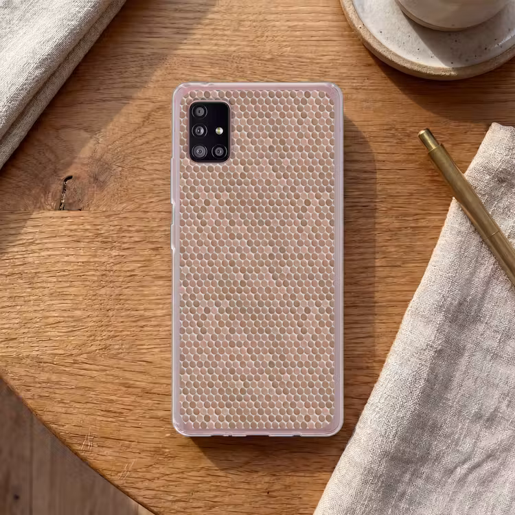 Penny - Mozaïek - Oudroze - Terracotta Telefoonhoesje Samsung Galaxy A51 5G klein 373 -sfeer1