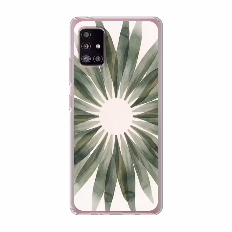 Planten - Abstract - Waterverf - Groen - Natuur Telefoonhoesje Samsung Galaxy A51 5G klein -3d