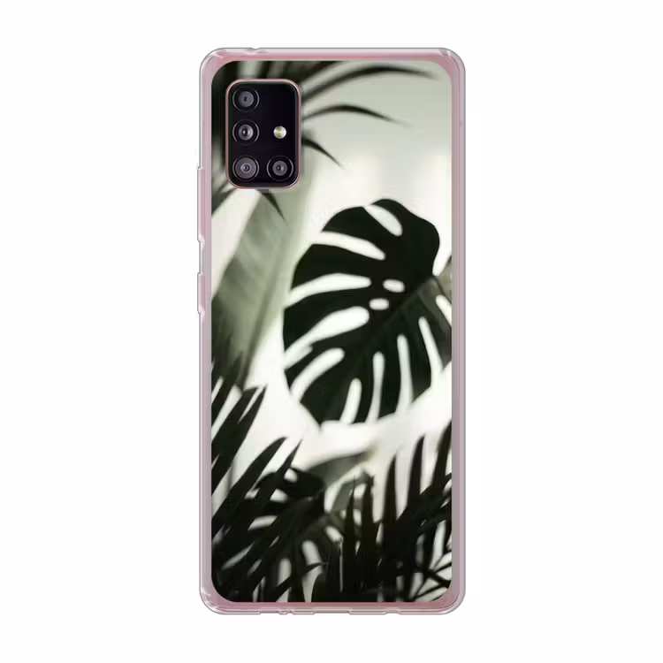 Planten - Bladeren - Natuur - Minimalistisch - Groen Telefoonhoesje Samsung Galaxy A51 5G klein -3d