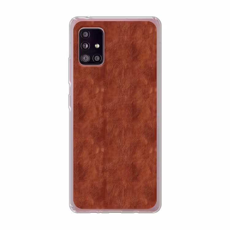 Stucwerk - Textuur - Terracotta Telefoonhoesje Samsung Galaxy A51 5G klein 373 -3d