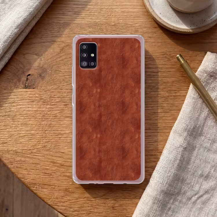 Stucwerk - Textuur - Terracotta Telefoonhoesje Samsung Galaxy A51 5G klein 373 -sfeer1