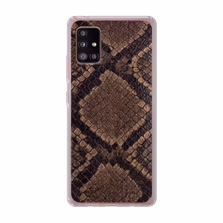 Python - Schubben - Brons Telefoonhoesje Samsung Galaxy A51 5G klein -3d