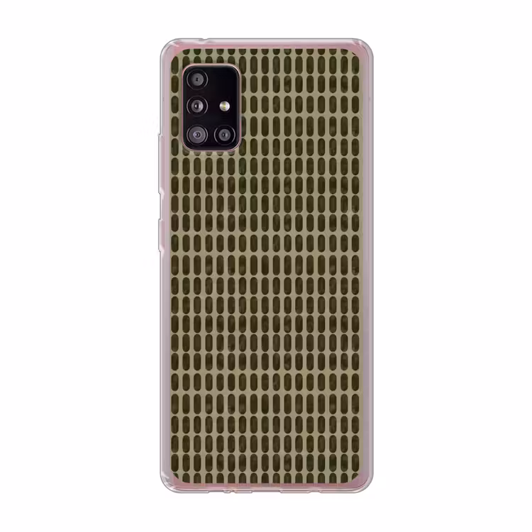 Ritmisch - Effect - Groen Telefoonhoesje Samsung Galaxy A51 5G klein 373 -3d