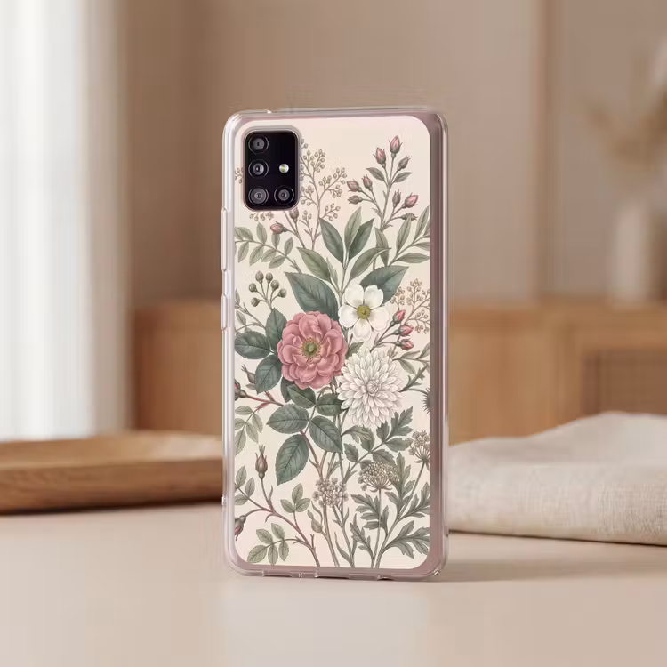 Romantisch - Design - Kleurrijk Telefoonhoesje Samsung Galaxy A51 5G klein -sfeer2
