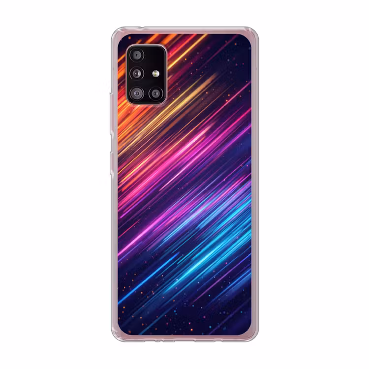 Snelheid - Kosmos - Kleurrijk Telefoonhoesje Samsung Galaxy A51 5G klein -3d