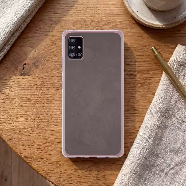 Textuur - Grijs - Modern - Abstract - Oppervlak Telefoonhoesje Samsung Galaxy A51 5G klein -sfeer1