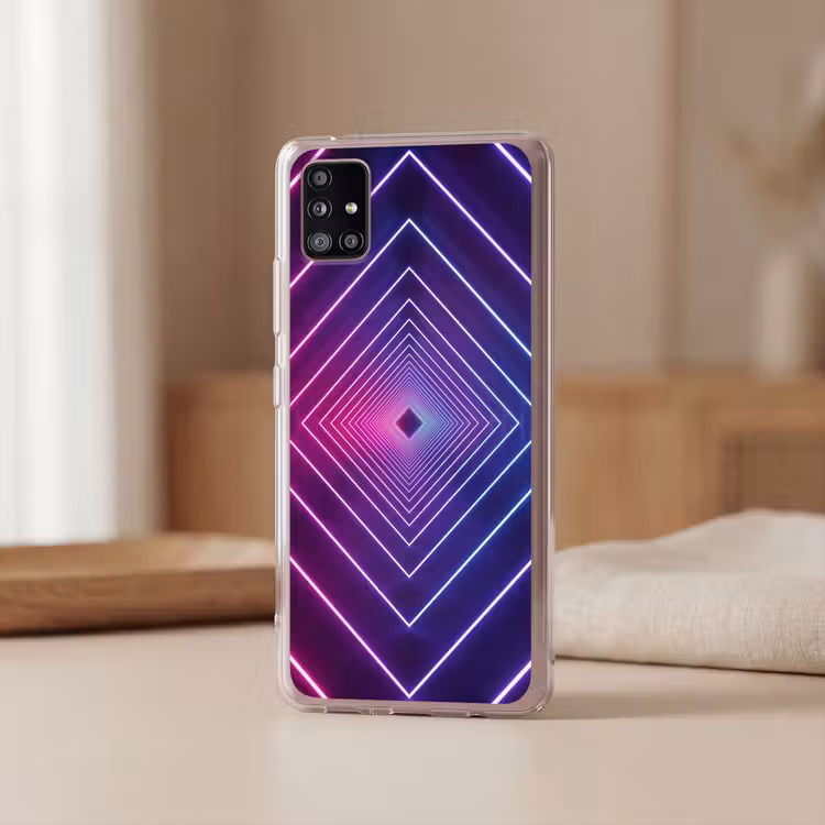 Driedimensionaal - Tunnel - Ruimte Telefoonhoesje Samsung Galaxy A51 5G klein -sfeer2