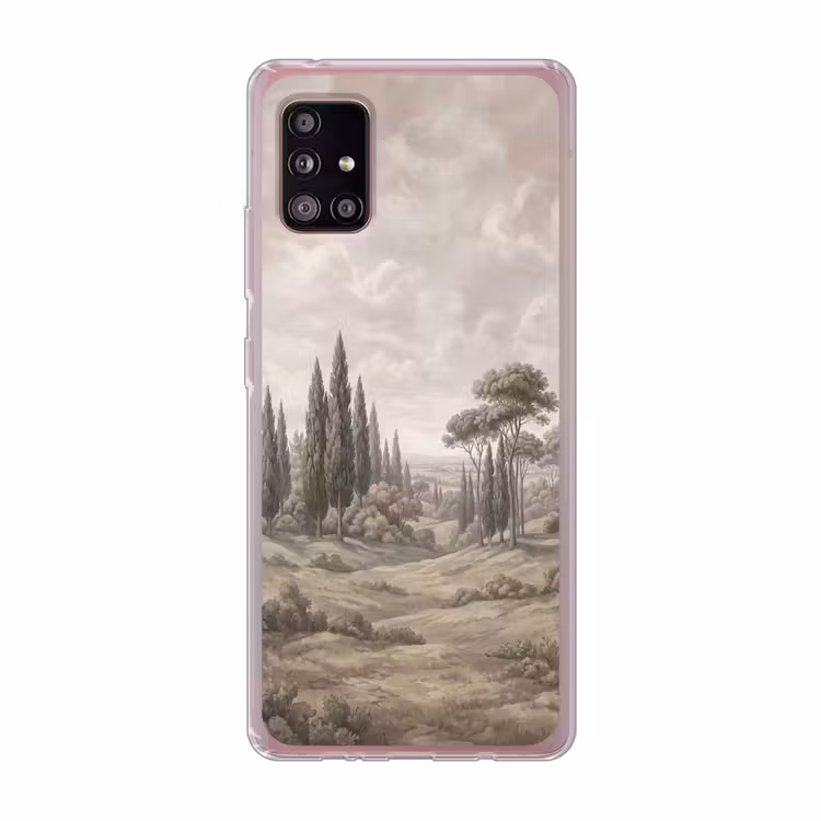 Vallei - Bos - Natuur - Groen Telefoonhoesje Samsung Galaxy A51 5G klein -3d