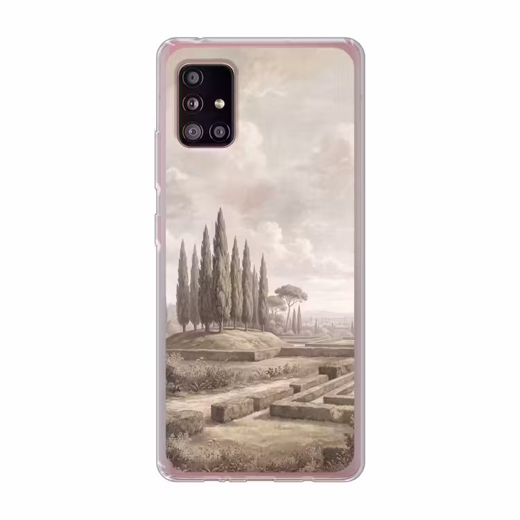 Vallei - Tuin - Natuur - Groen Telefoonhoesje Samsung Galaxy A51 5G klein -3d