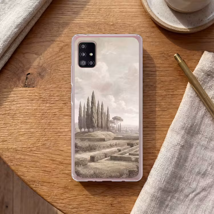 Vallei - Tuin - Natuur - Groen Telefoonhoesje Samsung Galaxy A51 5G klein -sfeer1