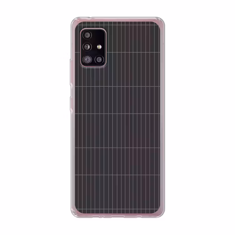 Verticaal - Wandtegel - Donkergrijs Telefoonhoesje Samsung Galaxy A51 5G klein 373 -3d