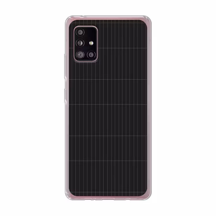 Verticaal - Wandtegel - Mat - Zwart Telefoonhoesje Samsung Galaxy A51 5G klein 373 -3d
