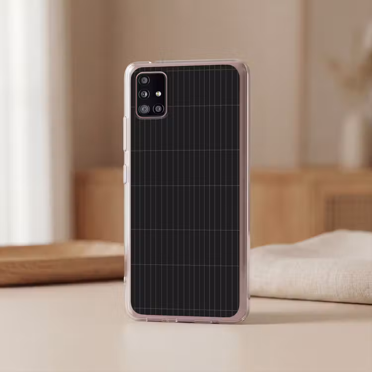 Verticaal - Wandtegel - Mat - Zwart Telefoonhoesje Samsung Galaxy A51 5G klein 373 -sfeer2