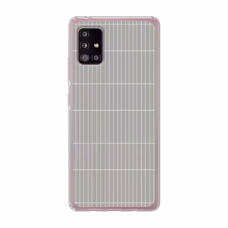Wandtegel - Verticaal - Lichtgrijs Telefoonhoesje Samsung Galaxy A51 5G klein 373 -3d
